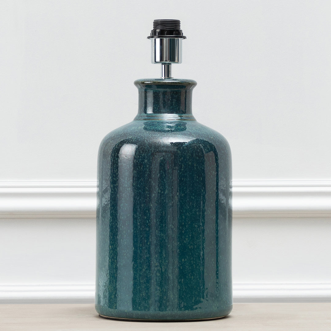 ELSPETH TABLE LAMPBASE AQUA