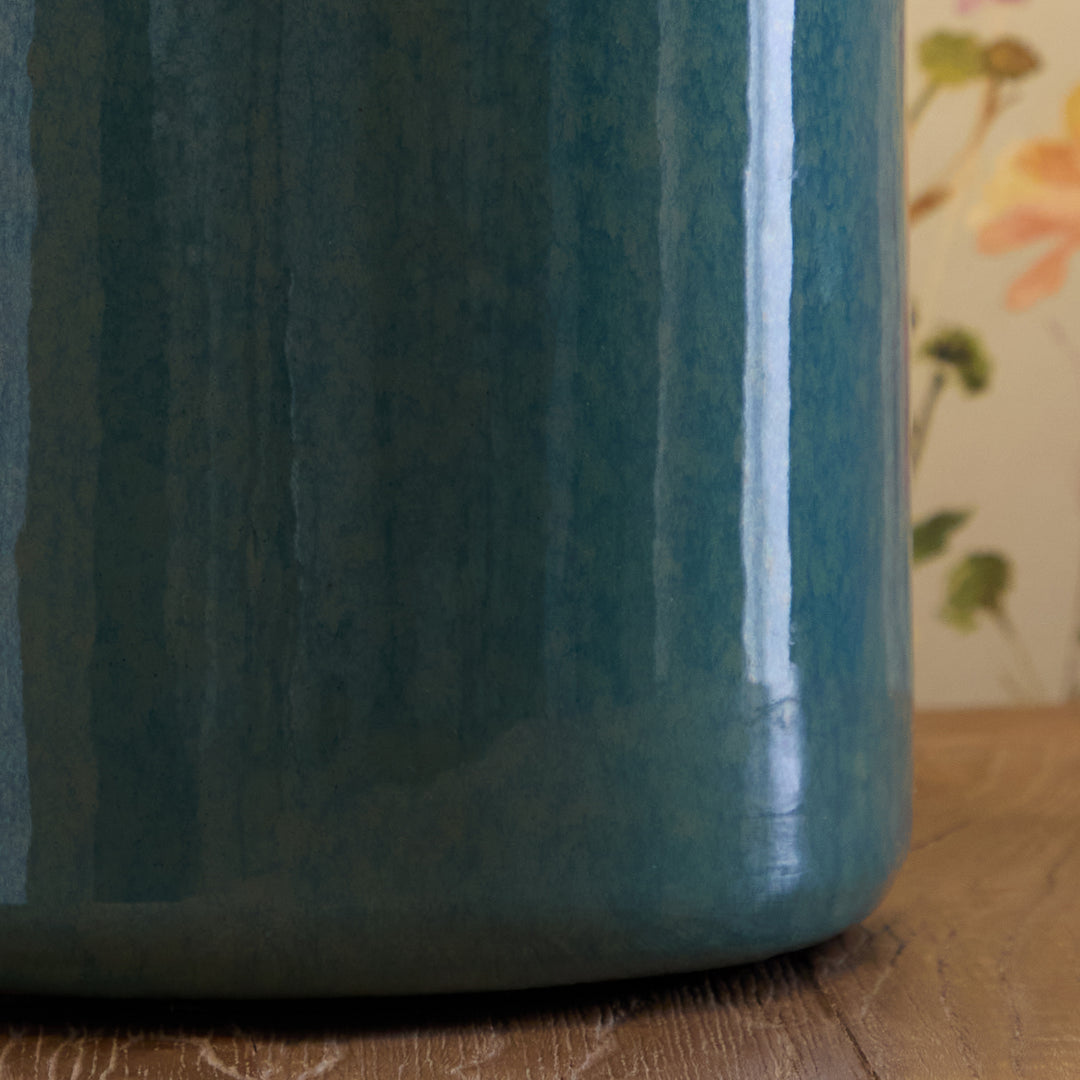 ELSPETH TABLE LAMPBASE AQUA