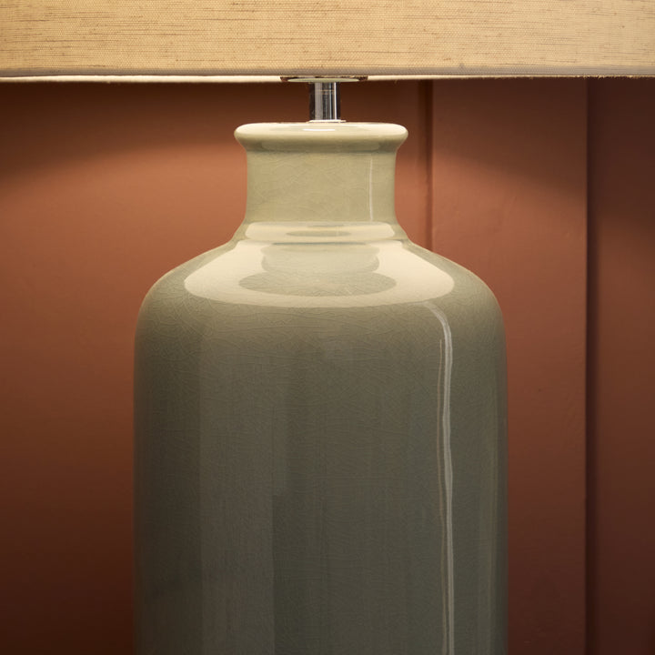 ELSPETH TABLE LAMPBASE DUCK EGG