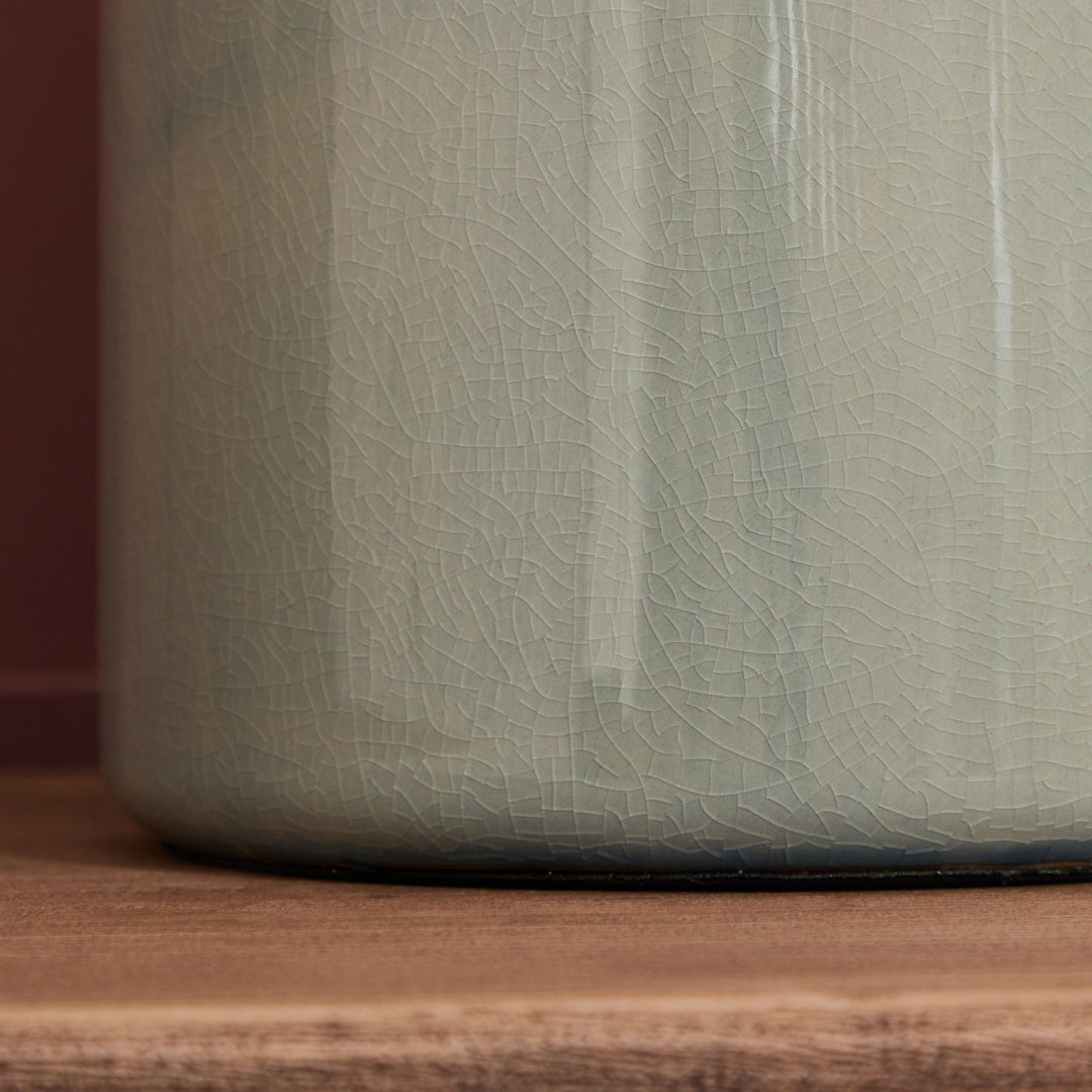 ELSPETH TABLE LAMPBASE DUCK EGG