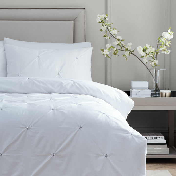 Elysia Pinch Pleat King Size Duvet Set Black - image 3