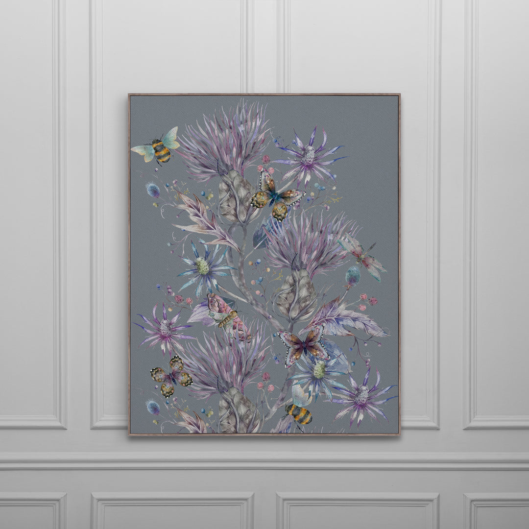 FRAMED CANVAS STONE ELYSIUM STORM 143X114