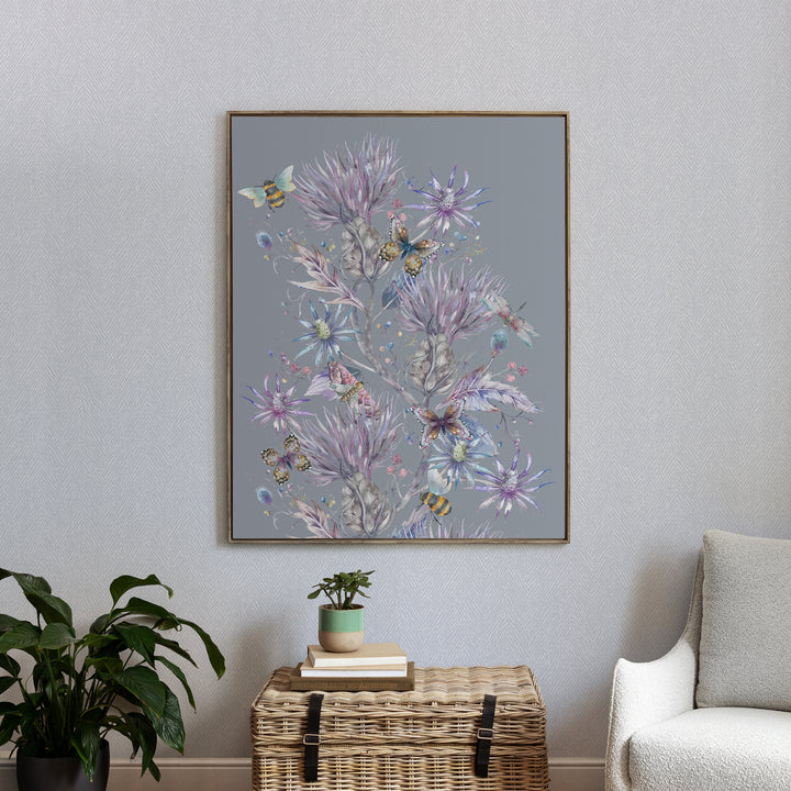 FRAMED CANVAS STONE ELYSIUM STORM 143X114