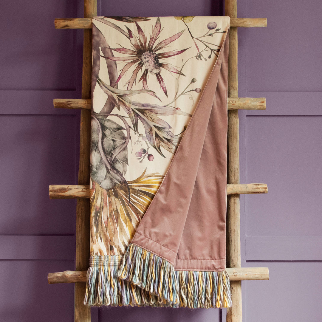 ELYSIUM LINEN 136X200 THROW GOLD