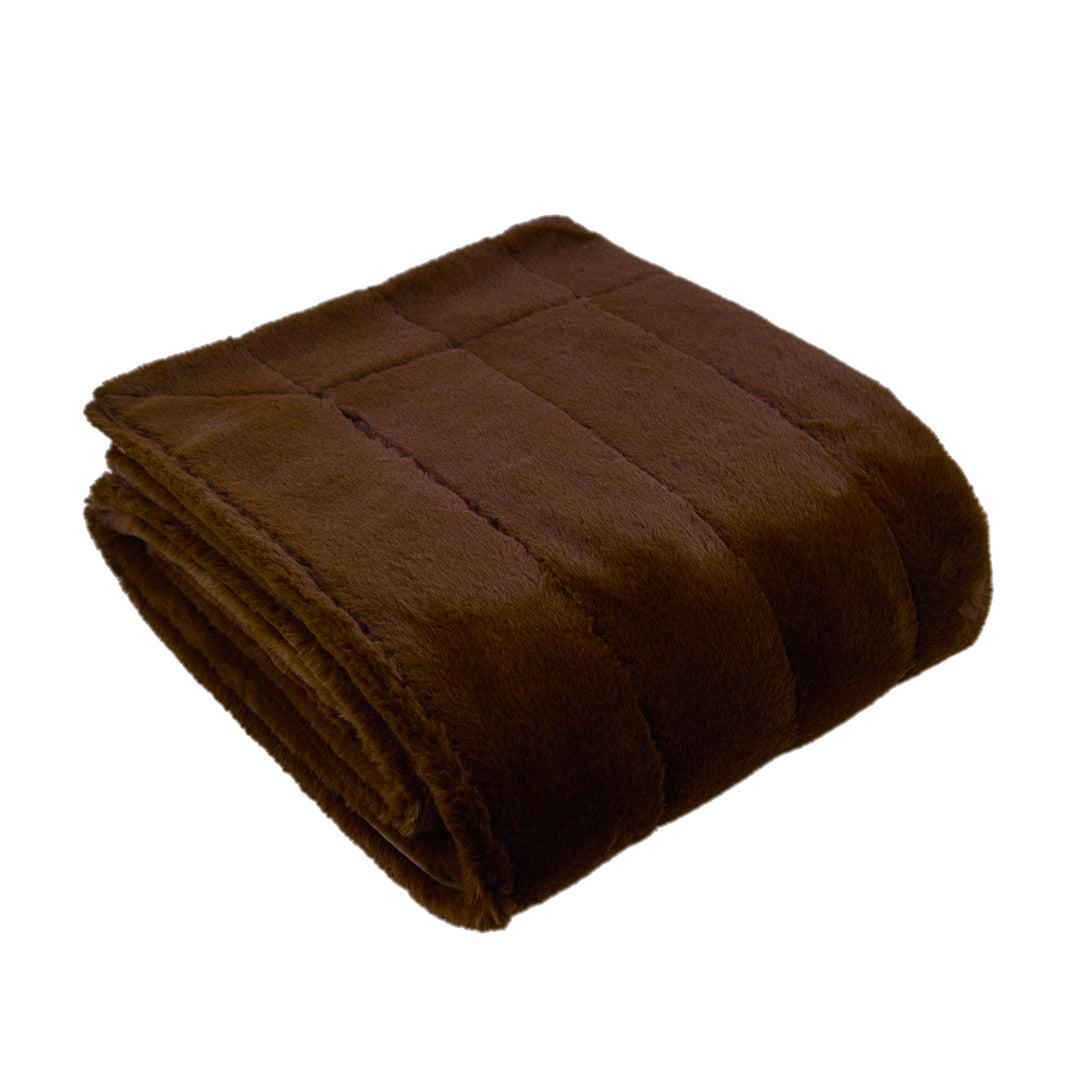 Empress 130x180 Throw Brown - image 2