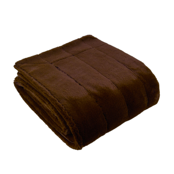 Empress 130x180 Throw Brown - image 2