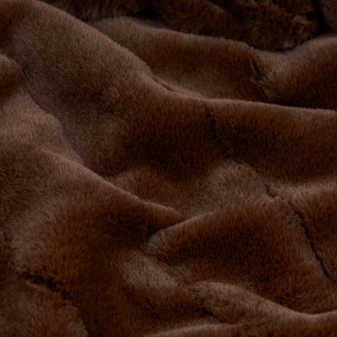 Empress 130x180 Throw Brown - image 3
