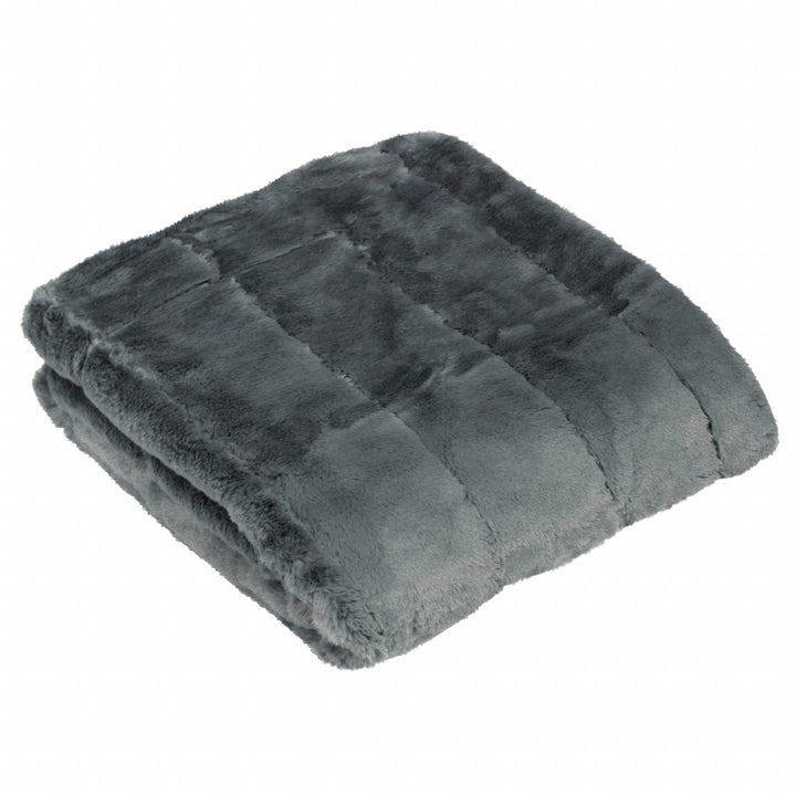 Empress Throw 130x180 Charcoal - image 2