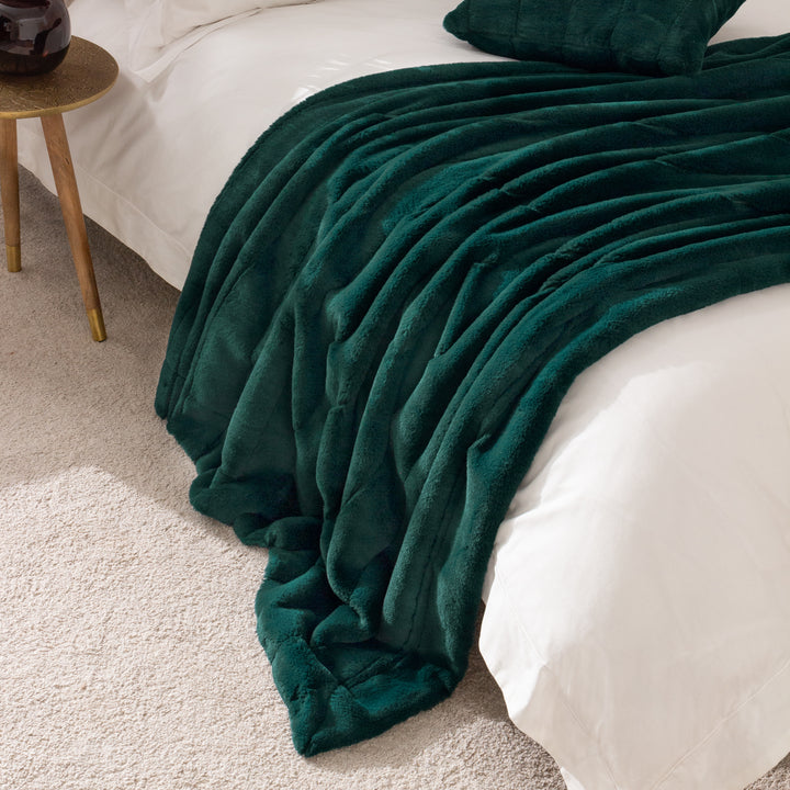 Empress Throw 130x180 Emerald