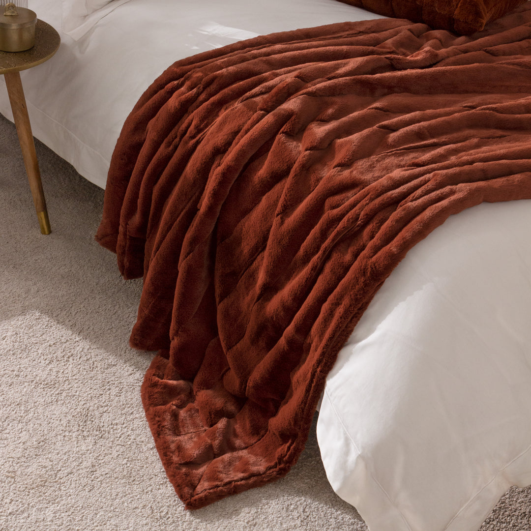 Empress Throw 130x180 Rust