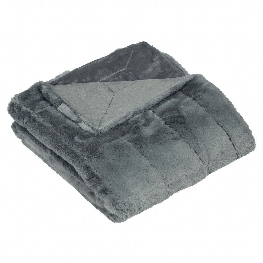 Empress Throw 140x200 Charcoal - image 3