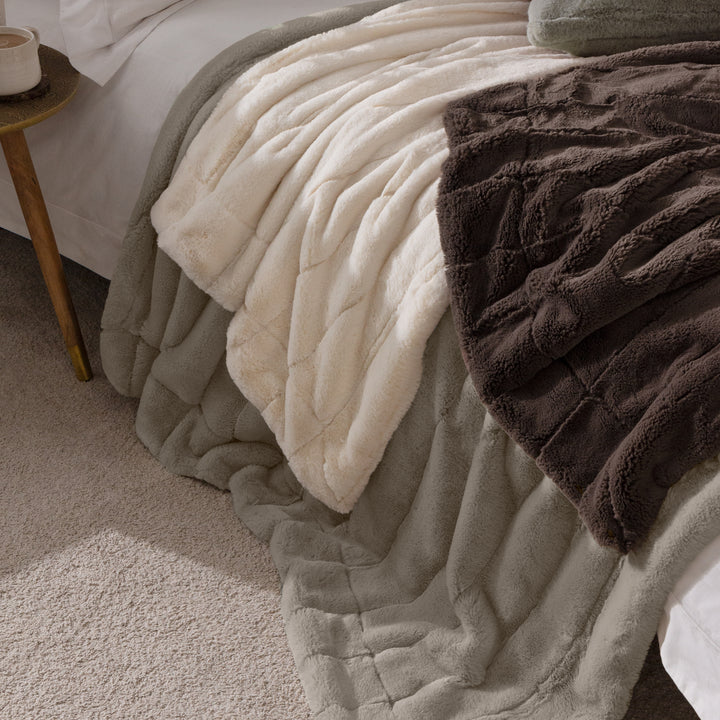 Empress Throw 140x200 Grey - image 5