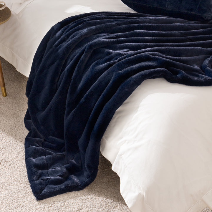 Empress Throw 140x200 Navy