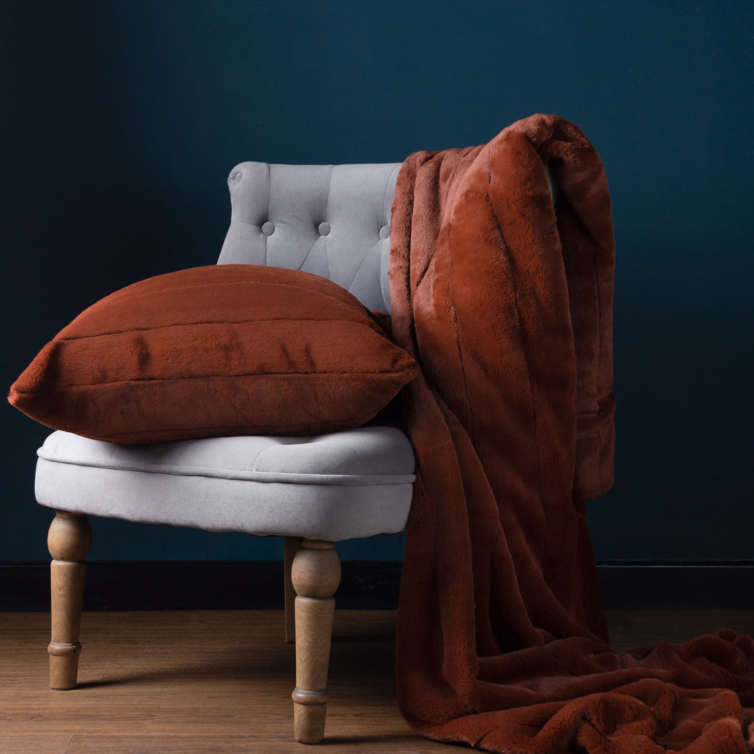 Empress Throw 140x200 Rust - image 5