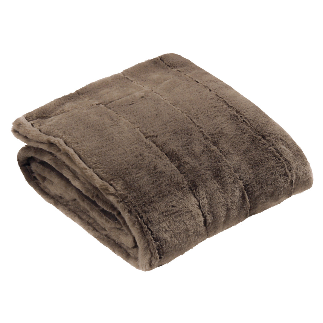 Empress Throw 140x200 Taupe - image 2