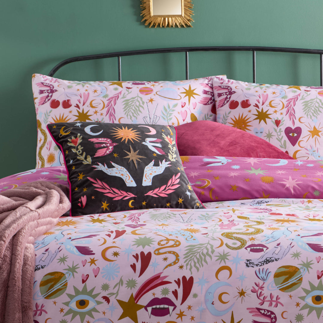 Enchanted Double Duvet Set Pink - image 3