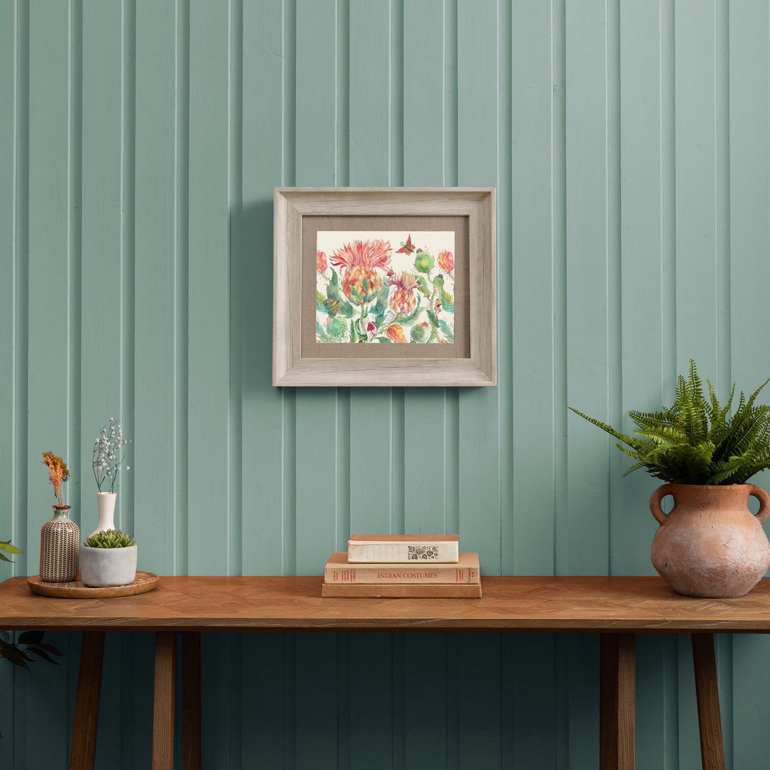 FRAME BIRCH ENCHANTING THISTLE MARIGOLD 33X38
