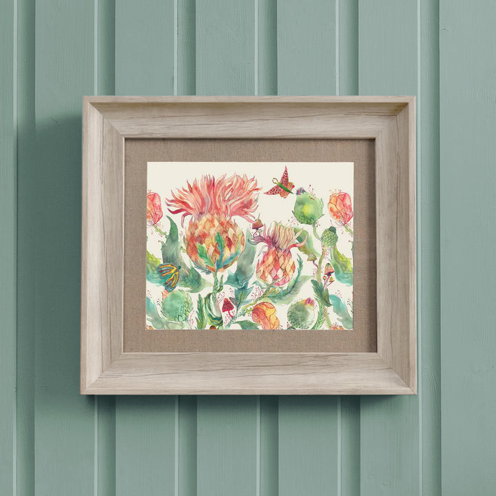 FRAME BIRCH ENCHANTING THISTLE MARIGOLD 33X38