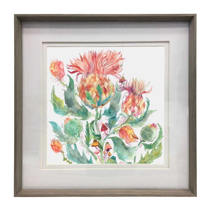 FRAME NUT ENCHANTING THISTLE MARIGOLD 81X81