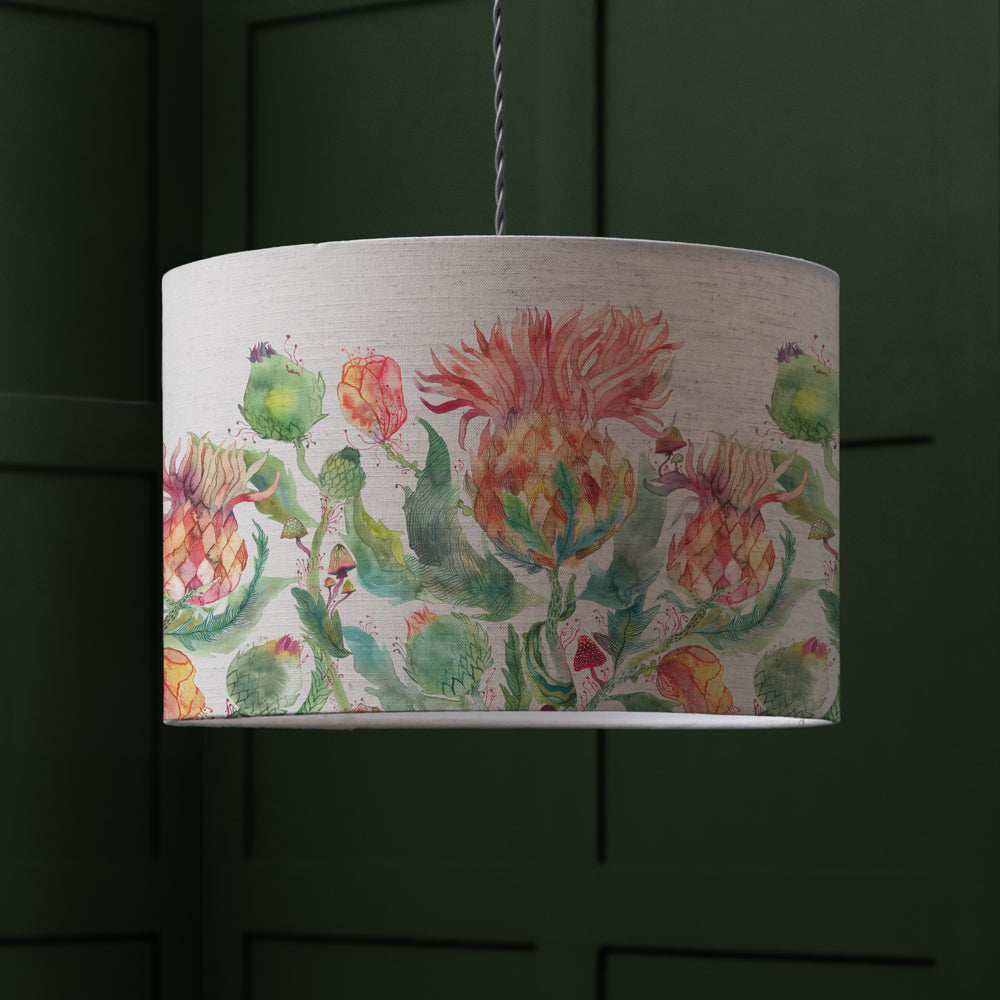 ENCHANTING THISTLE EVA 30X21CM LAMPSHADE MARIGOLD