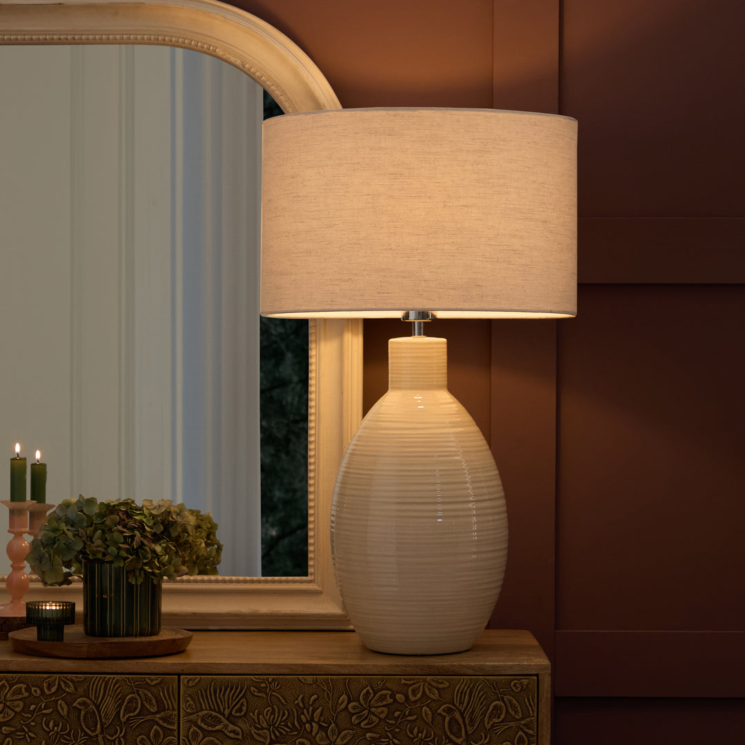EPONA TABLE LAMPBASE CREAM