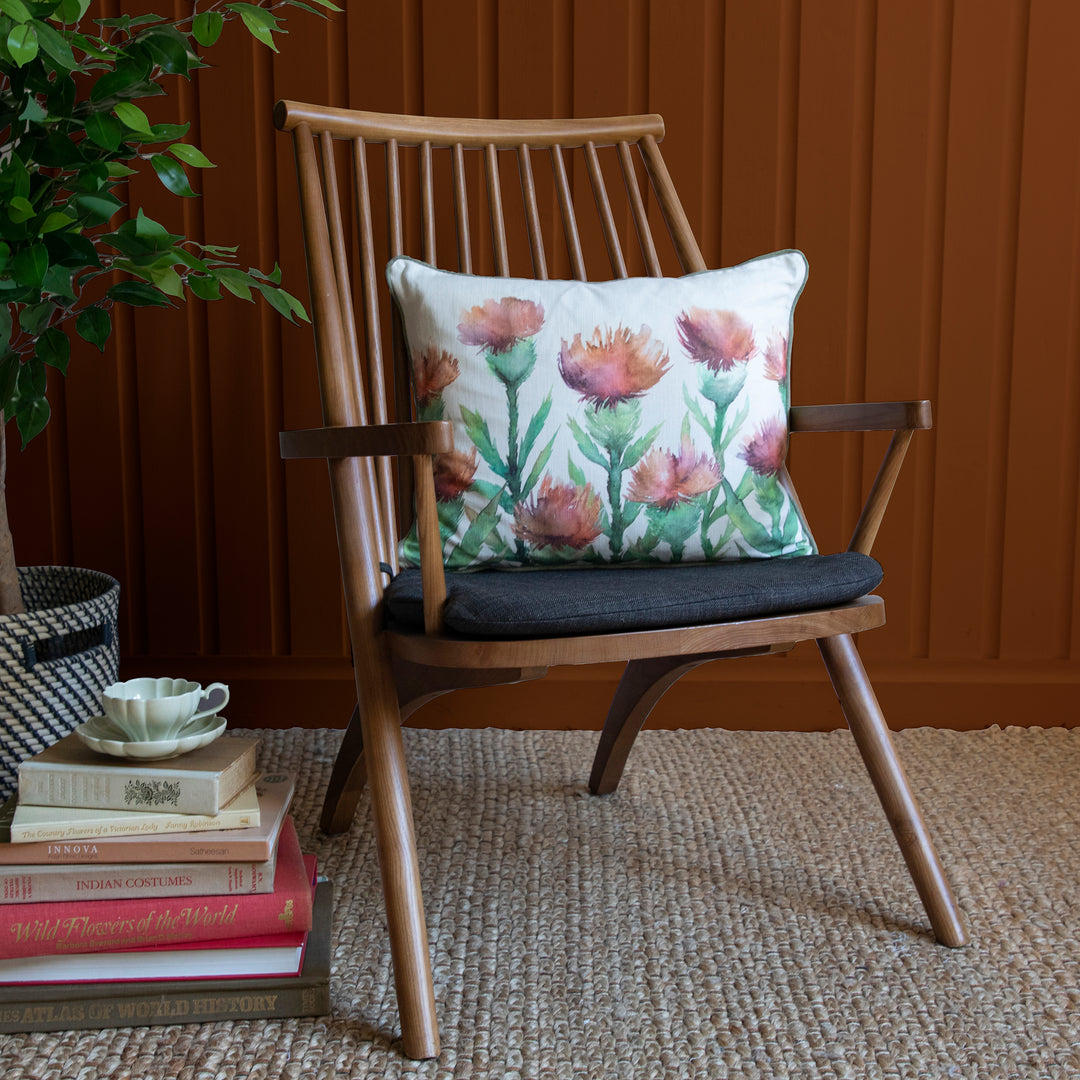 Erskine 40x50 Cushion Case Rust Cream