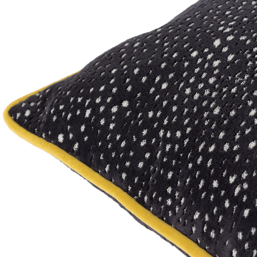 ESTELLE 45X45 CUSHION CASE BLACK/GOLD