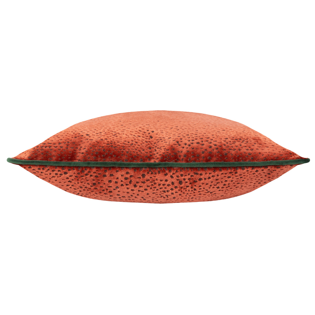 ESTELLE 45X45 CUSHION CASE PAPRIKA/TEAL