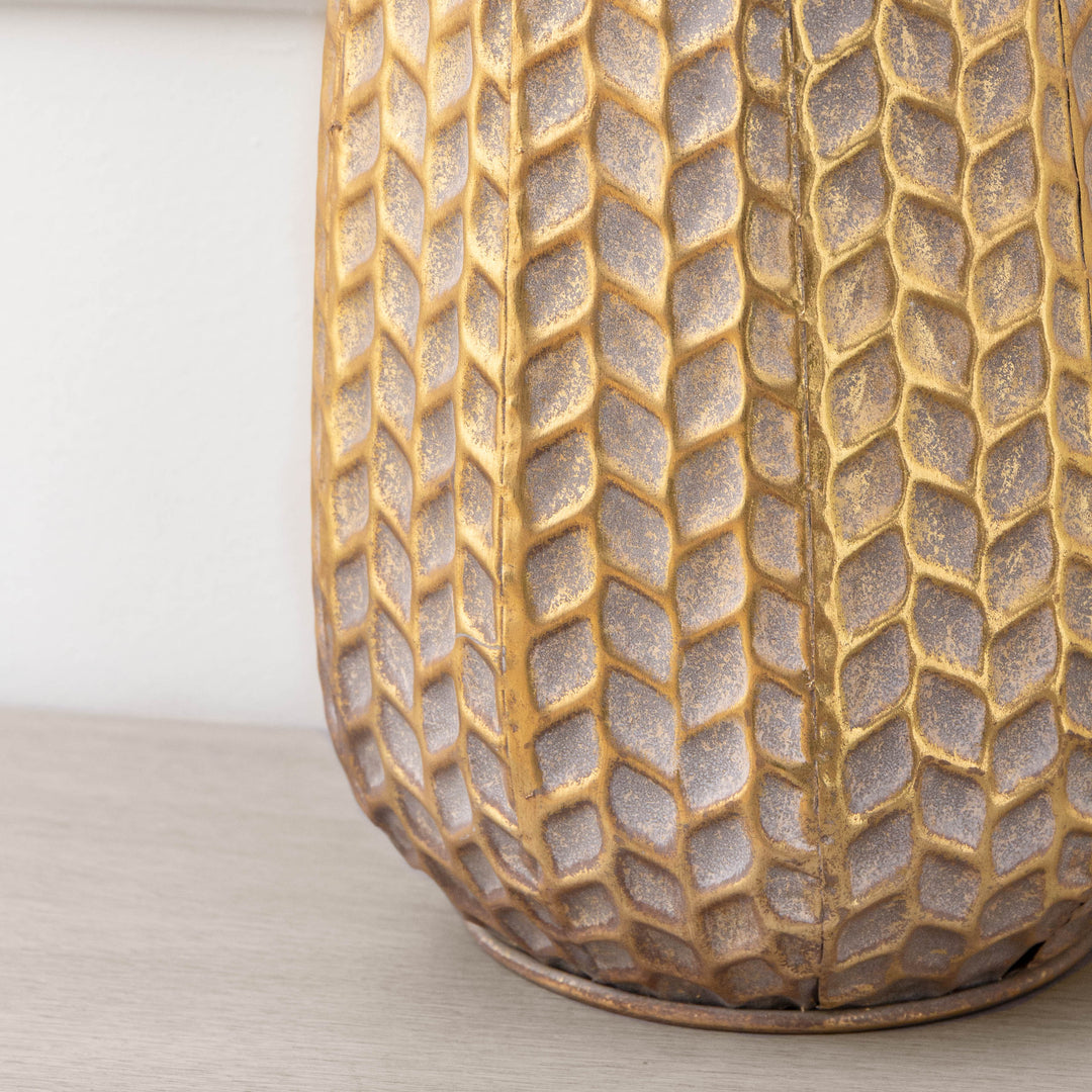 EVANORA LAMPBASE GOLD/WHITEWASH