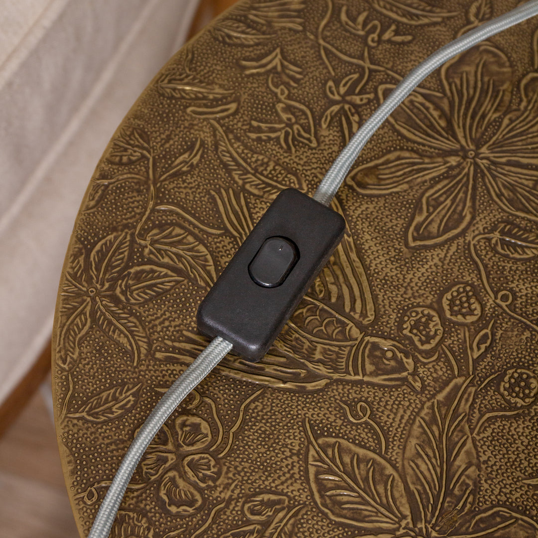 EVANORA LAMPBASE GOLD/WHITEWASH