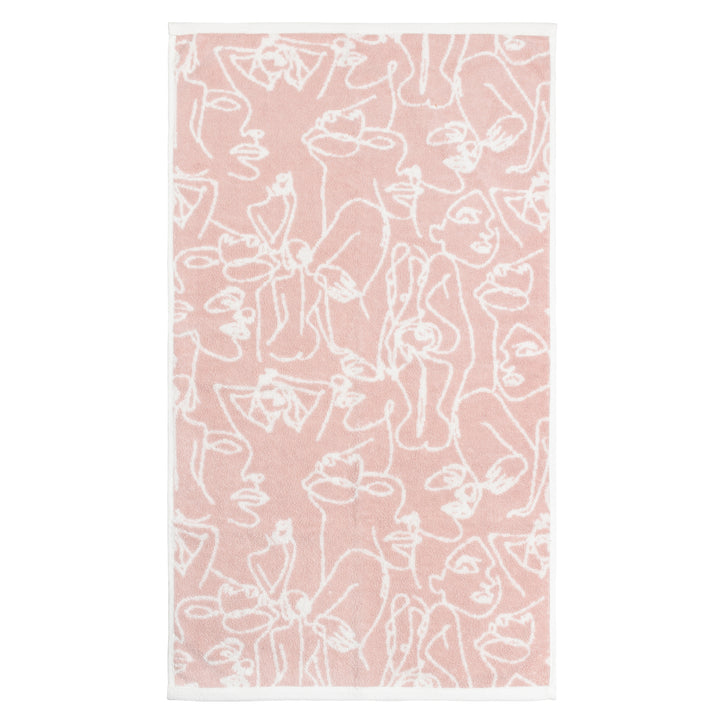 EVERYBODY JACQUARD HAND TOWEL BLUSH