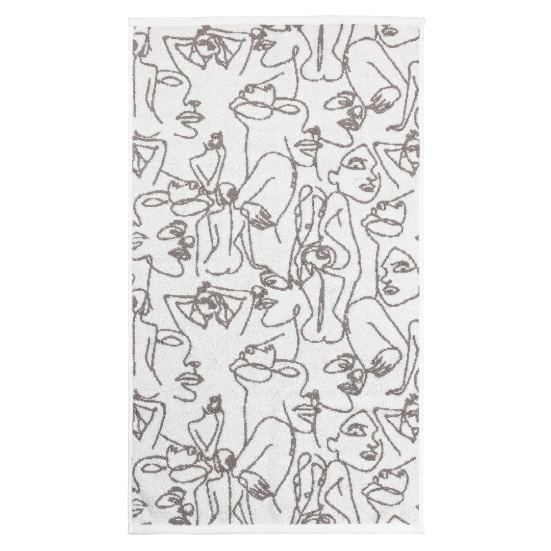 EVERYBODY JACQUARD HAND TOWEL GREY