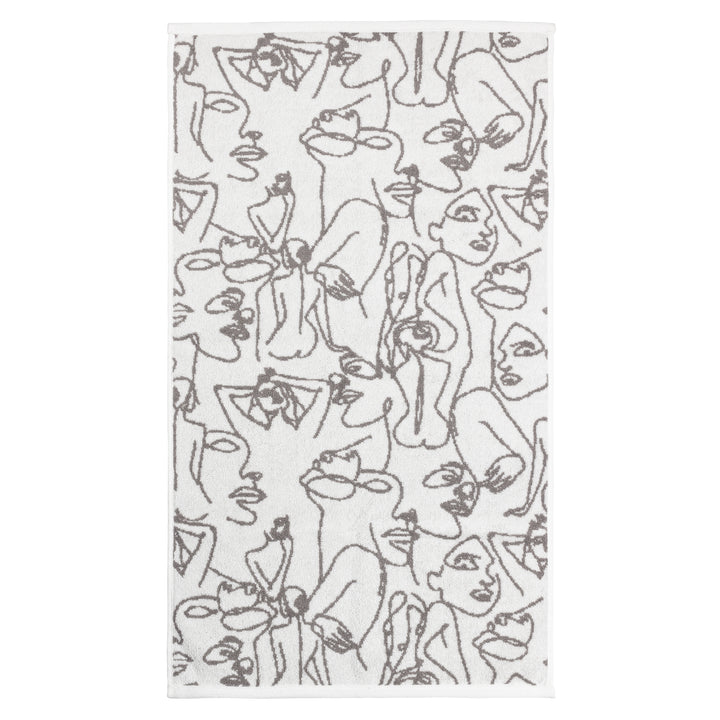EVERYBODY JACQUARD HAND TOWEL GREY