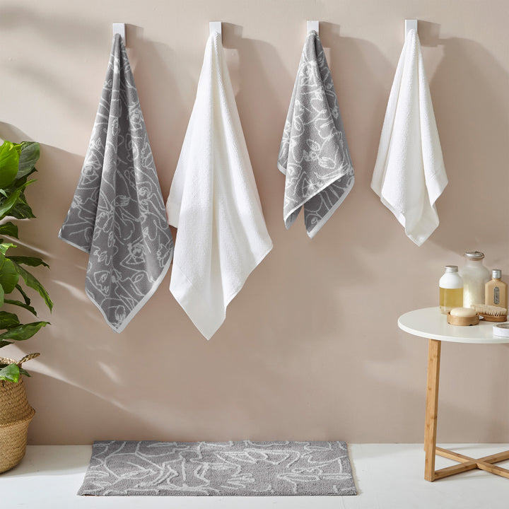EVERYBODY JACQUARD HAND TOWEL GREY