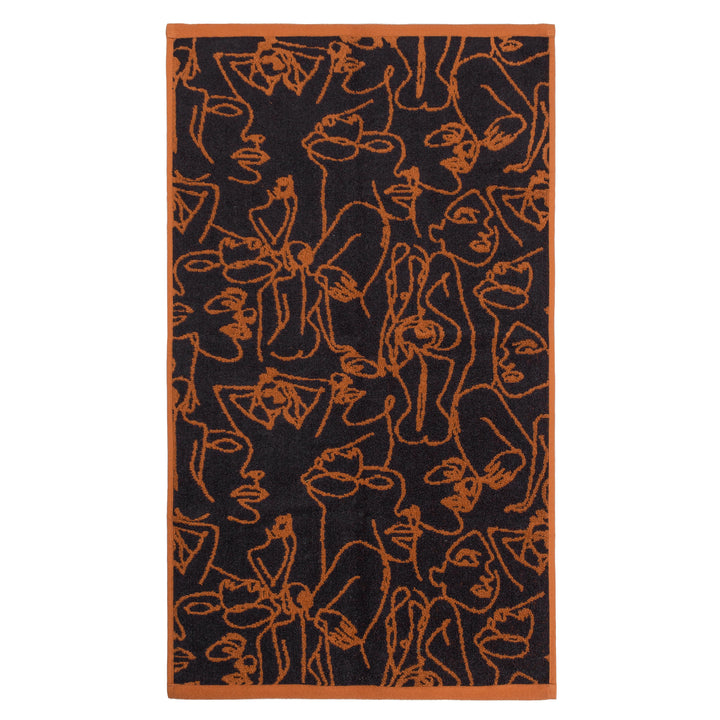 EVERYBODY JACQUARD HAND TOWEL PECAN