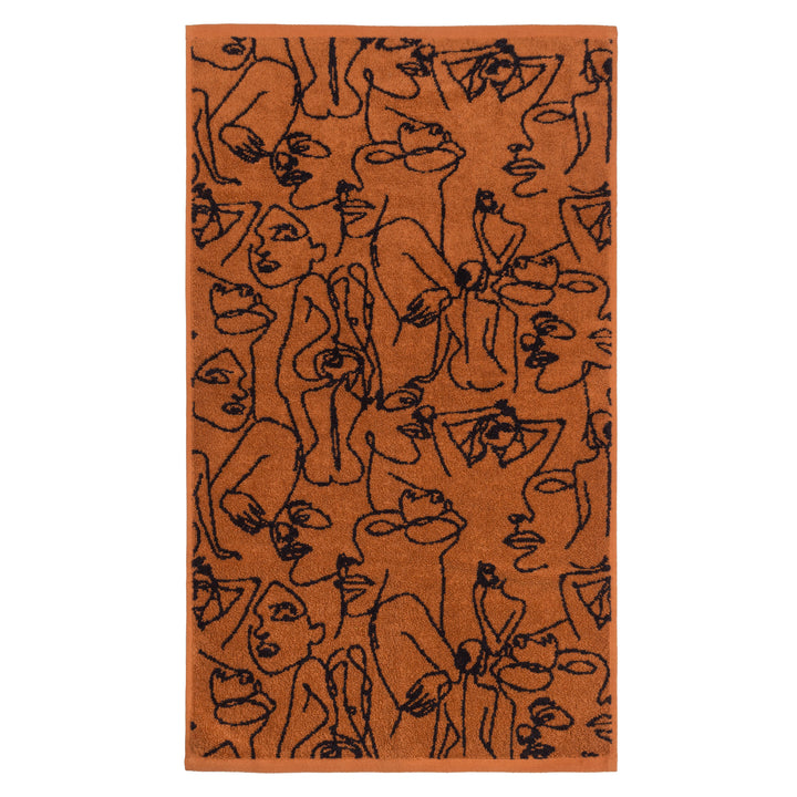 EVERYBODY JACQUARD HAND TOWEL PECAN