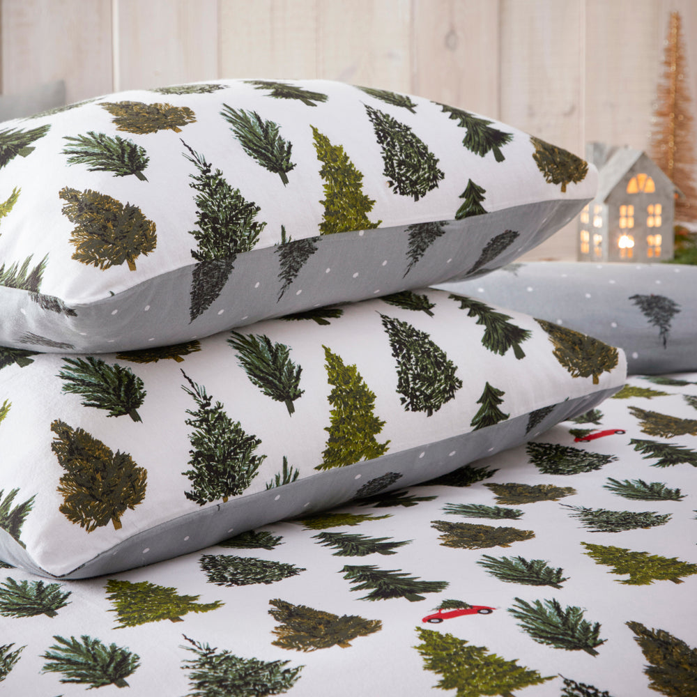 Evergreen Single Duvet Set Pine Green - image 2