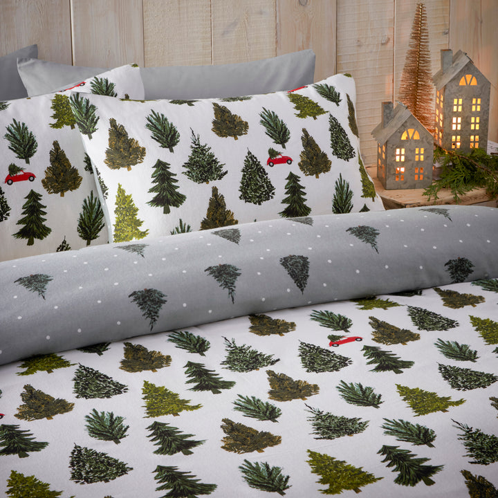Evergreen Single Duvet Set Pine Green - image 3