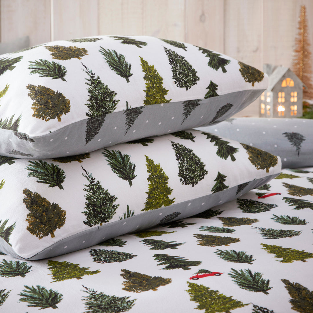 Evergreen King Size Duvet Set Pine Green - image 2
