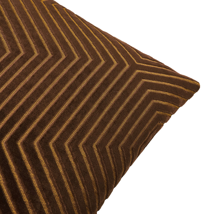 Evoke 45x45 Cushion Case Chocolate - image 3