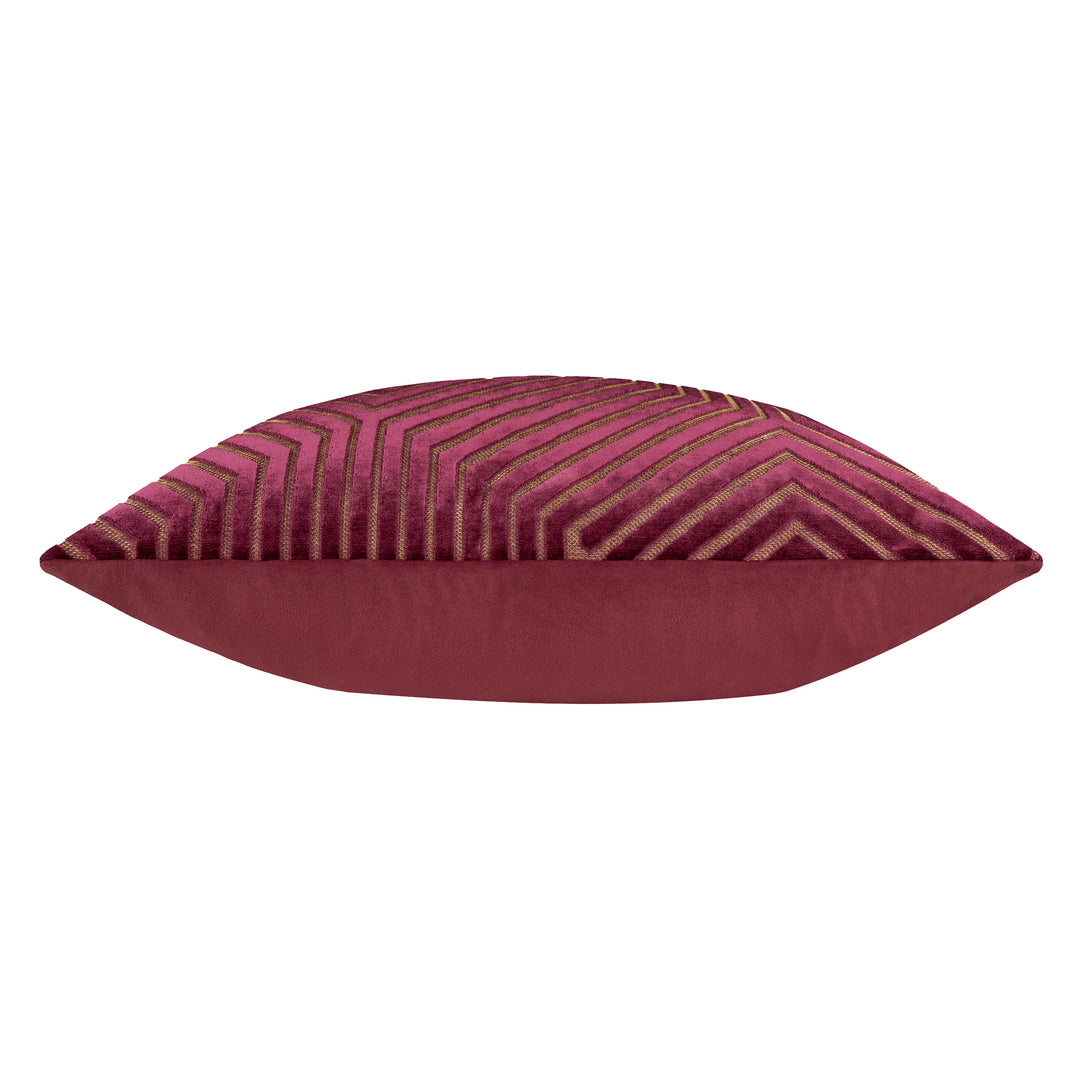 EVOKE 55X55 CUSHION CASE BURGANDY