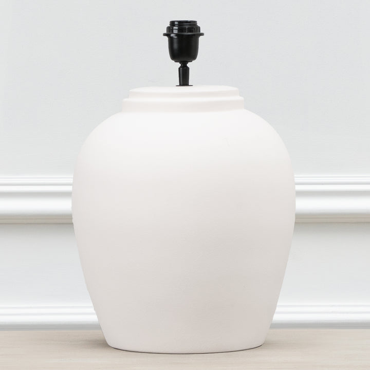 EVORA TABLE LAMPBASE ECRU
