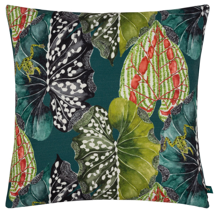 EBON WILDS EKUA 43X43 CUSHION CASE TEAL