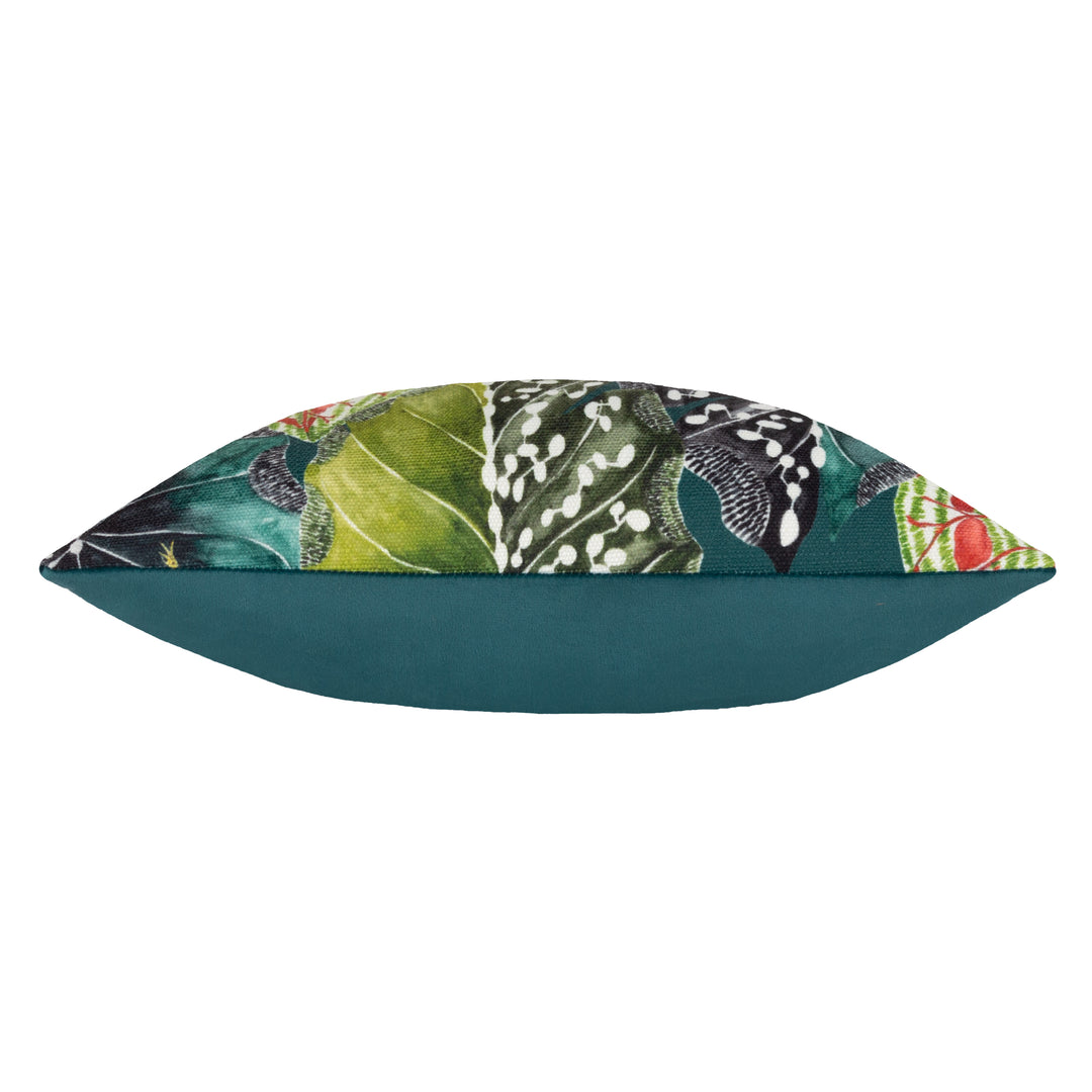 EBON WILDS EKUA 43X43 CUSHION CASE TEAL