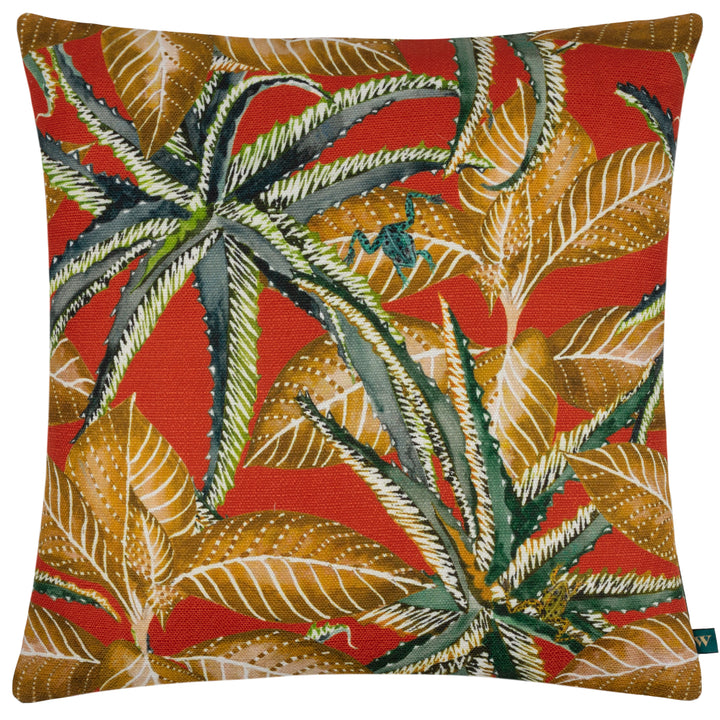 EBON WILDS JAHI 43X43 CUSHION CASE TANGERINE