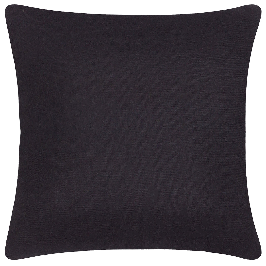 EXOTIC ZEBRA 50X50 CUSHION CASE MIDNIGHT