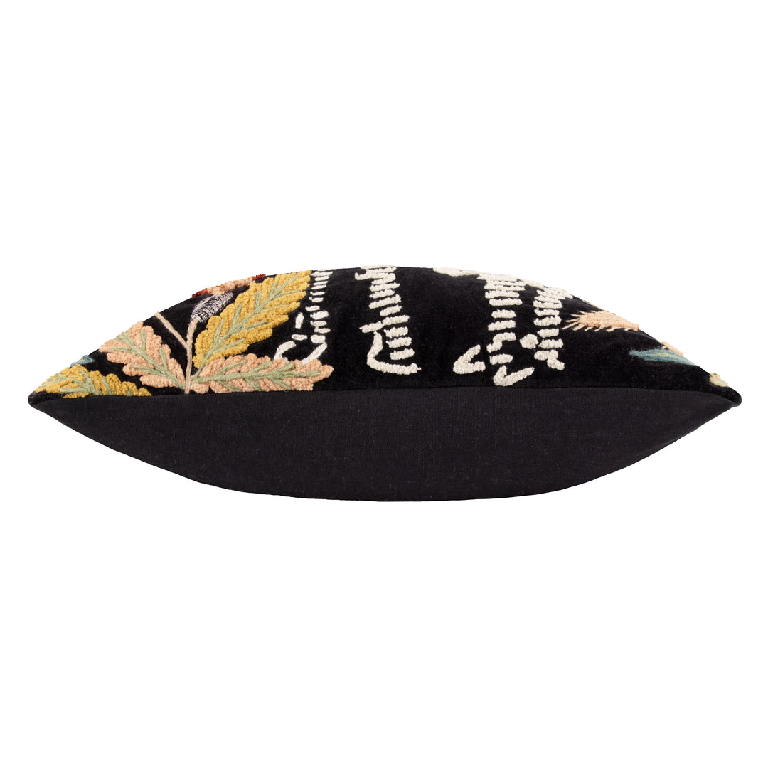 EXOTIC ZEBRA 50X50 CUSHION CASE MIDNIGHT