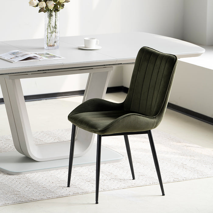 Edith Dining Chairs [Set of 2] [Velvet]