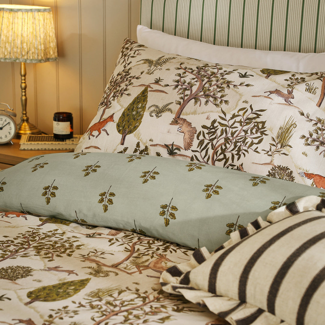 Fable Double Duvet Set Willow Green - image 2