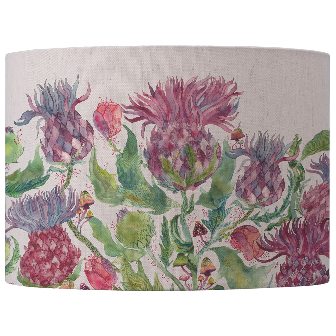FAIRYTALE BRISTLE EVA 30X21CM LAMPSHADE DAMSON